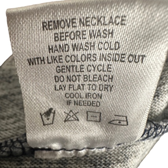 TACERA Dress Blue Gray Floral Mosaic Print Size 3X - Picture 8 of 8